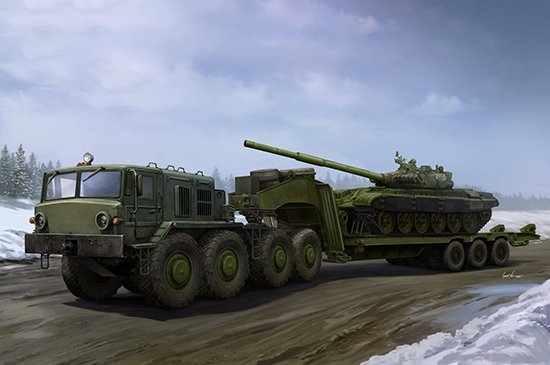 Trumpeter 01065 MAZ-537G Type de production tardive avec semi-remorque ChMZAP-9990 1/35 