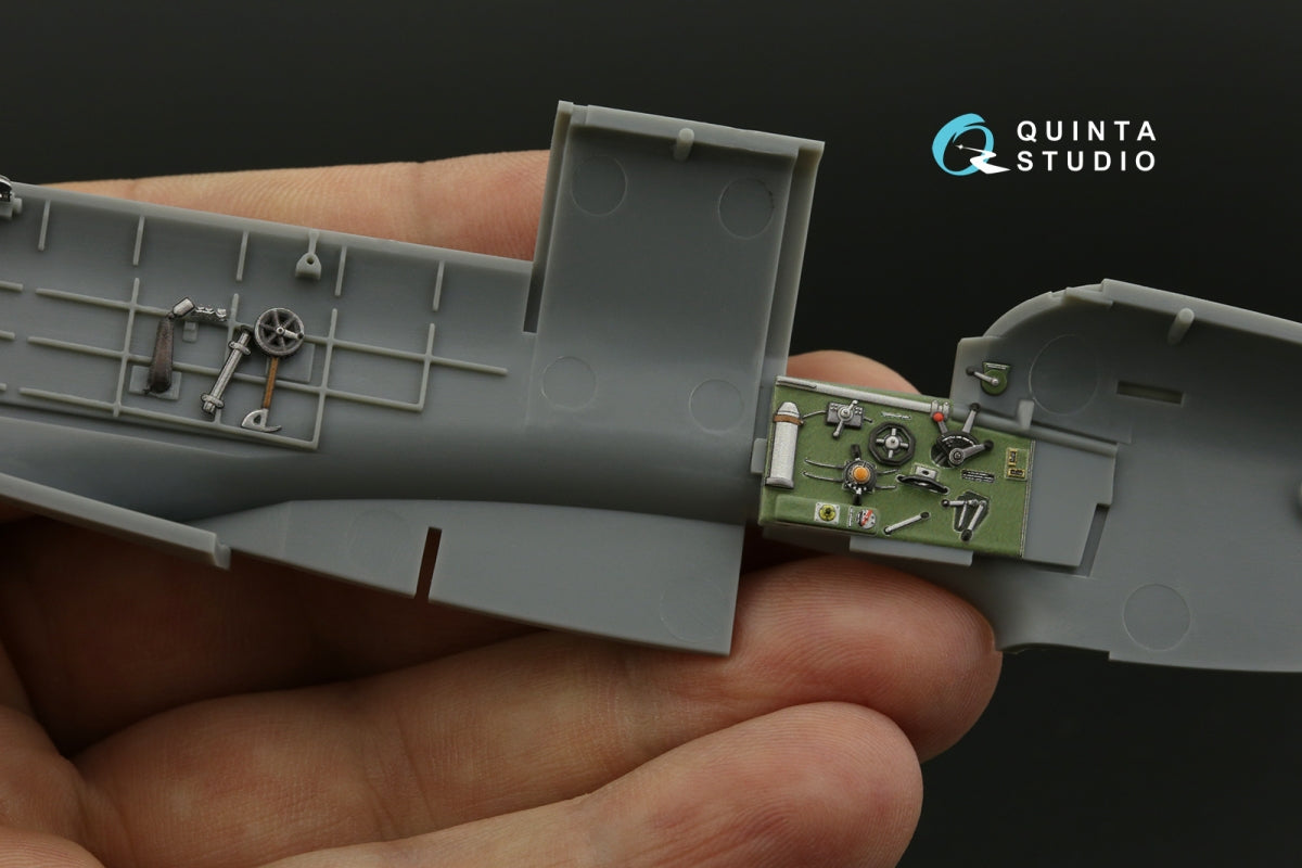 Quinta Studio QD48423 Fairey Fulmar Mk.I 3D-Printed &amp;amp; coloured Interior on decal paper (Trumpeter) 1/48 – zdjęcie 10