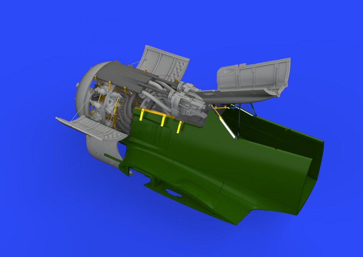 Eduard 648464 Fw 190A-8 engine & fuselage guns 1/48 EDUARD