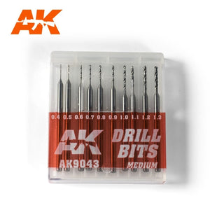 AK Interactive AK9043 DRILL BITS (0.4-1.3) – zdjęcie 2