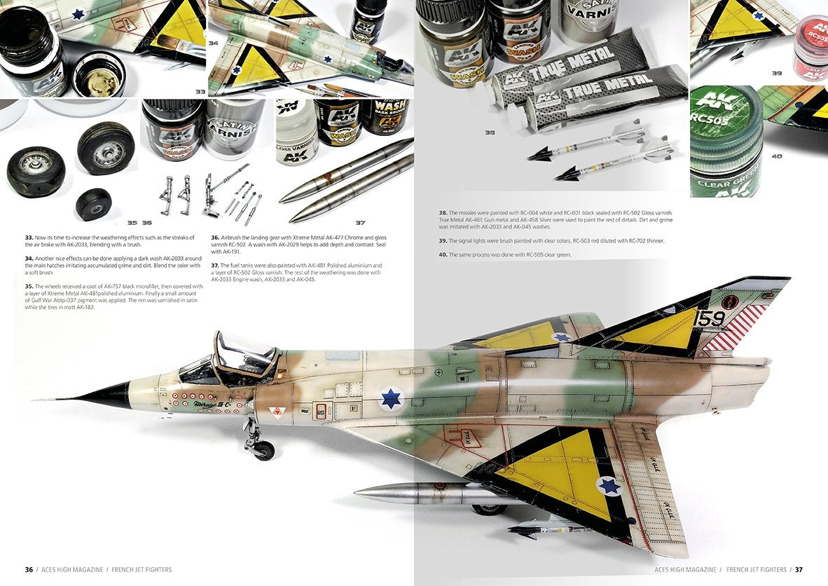 AK Interactive AK2931 ACES HIGH MAGAZINE ISSUE 15 FRENCH JET FIGHTERS – image 6