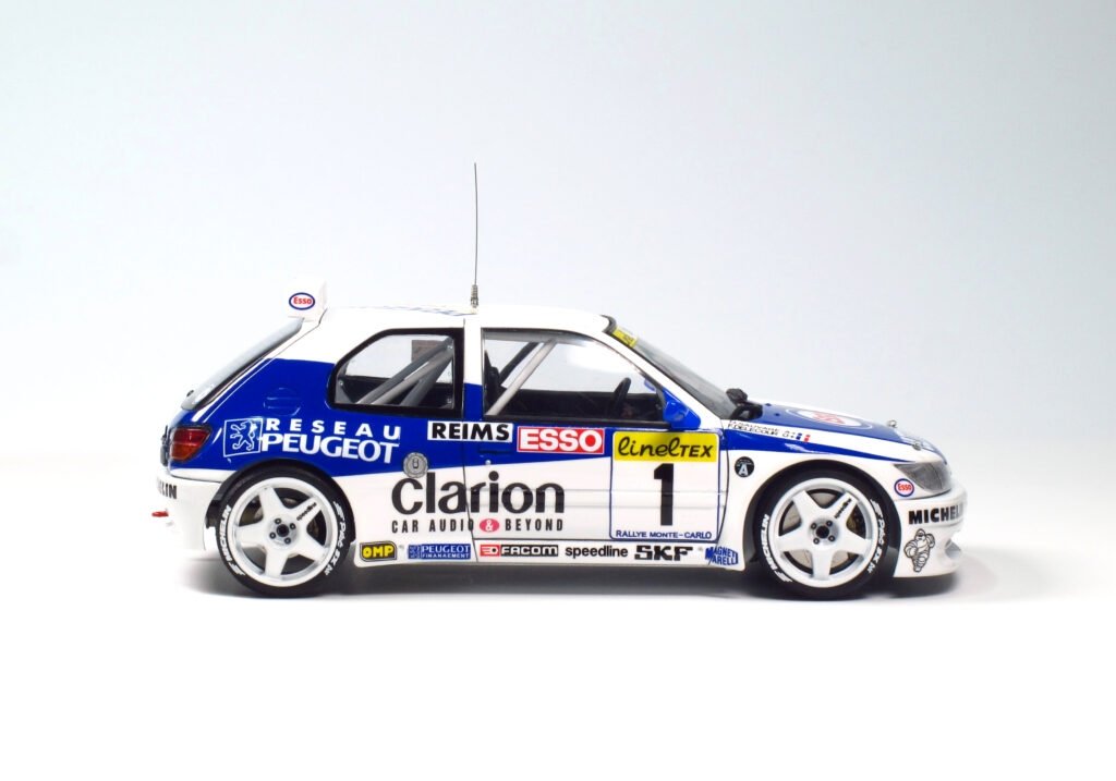 NuNu PN24009 Peugeot 306 MAXi ’96 MONTE CARLO RALLY 1/24 – zdjęcie 4