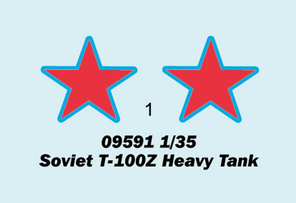 Trumpeter 09591 Soviet T-100Z Heavy Tank 1/35 – immagine 3
