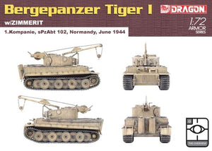 Dragon 7210 Demolition Tiger w/Zimmerit 1/72 – imagen 2