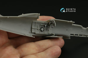 Quinta Studio QDS-48389 Macchi C.202 Folgore Early 3D-Printed &amp;amp; coloured Interior on decal paper (Hasegawa/Eduard) (Small version) 1/48 – zdjęcie 4