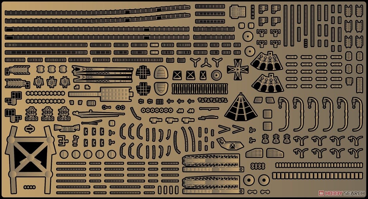 Fujimi 433172 TOKU-99 EX-1 Photo-Etched Parts for IJN Heavy Cruiser Ibuki 1/700 – image 3