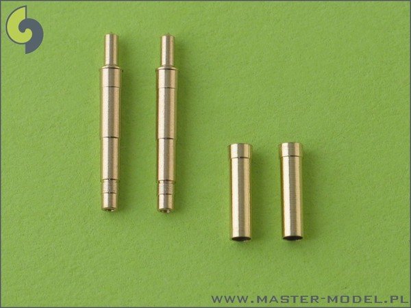 Master AM-48-016 German aircraft machine gun MK 108 (30mm) barrels &amp;amp; blast tubes (2pcs) (1/48)
