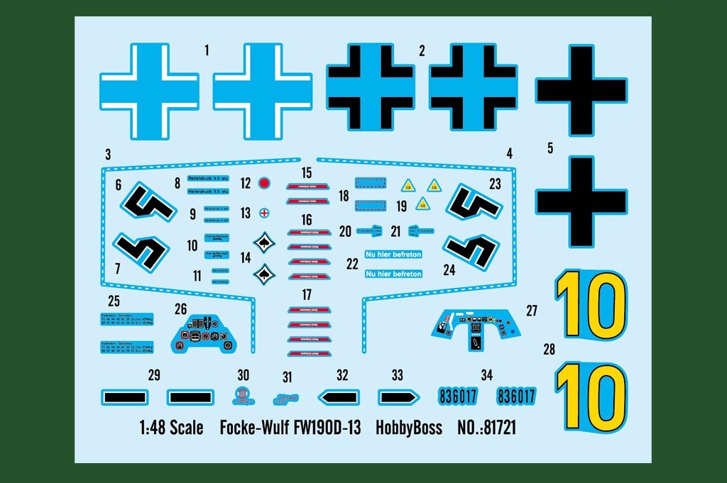 Hobby Boss 81721 Focke-Wulf FW190D-13 – zdjęcie 4