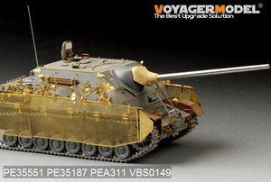 Voyager modèle PEA311 WWII allemand Jagdpanzer IV/70(A) &amp;quot;Thoma Shields&amp;quot; treillis métallique schürzen pour DRAGON 6082 6689/TRISTAR KIT 35048 1/35 – image 4