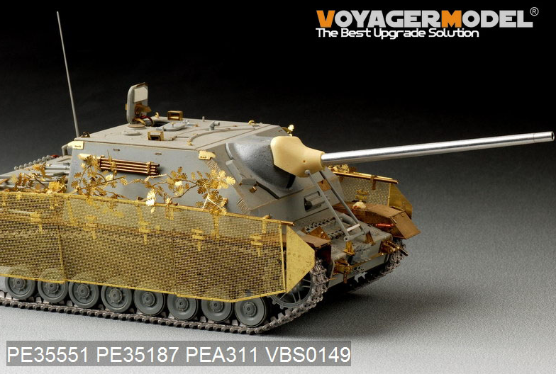 Voyager modèle PEA311 WWII allemand Jagdpanzer IV/70(A) &amp;quot;Thoma Shields&amp;quot; treillis métallique schürzen pour DRAGON 6082 6689/TRISTAR KIT 35048 1/35 – image 4