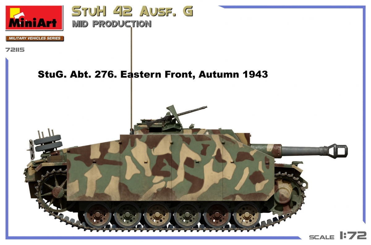 MiniArt 72115 StuH 42 Ausf. G MID PRODUCTION 1/72 – image 5