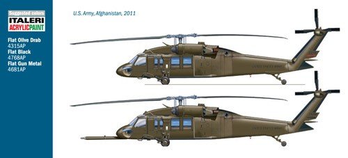 Italeri 2706 UH-60/MH-60 Black Hawk 1/48 – zdjęcie 2