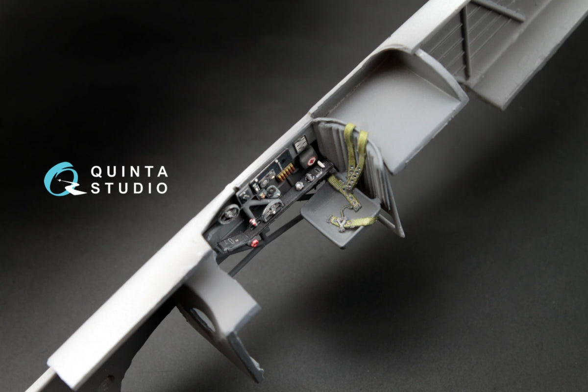 Quinta Studio QD48004 Yak-1B (late production) 3D-Printed &amp;amp; colored Interior on decal pape (for all kits) 1/48 – image 14