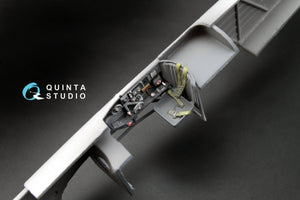 Quinta Studio QD48004 Yak-1B (late production) 3D-Printed &amp;amp; colored Interior on decal pape (for all kits) 1/48 – image 14