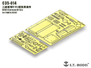 ET Model C35-014 WWII German B1 bis For TAMIYA 35287 1/35