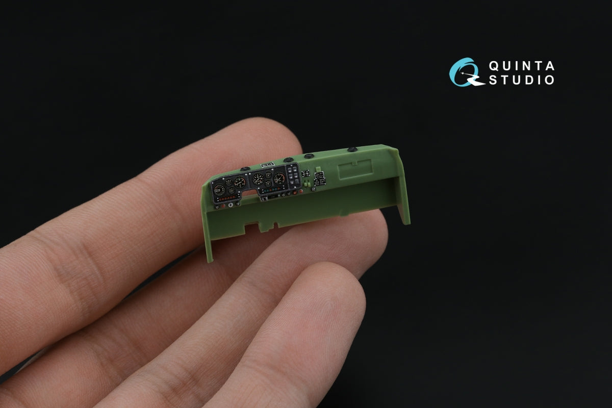 Quinta Studio QD+48568 URAL 4320 3D-Printed &amp;amp; coloured Interior on decal paper (KittyHawk/Zimi model) (with 3D-printed resin parts) 1/48 – zdjęcie 7