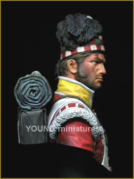 Young Miniatures YH1826 The 92nd Gordon Highlanders Waterloo 1815 1/10 – zdjęcie 4