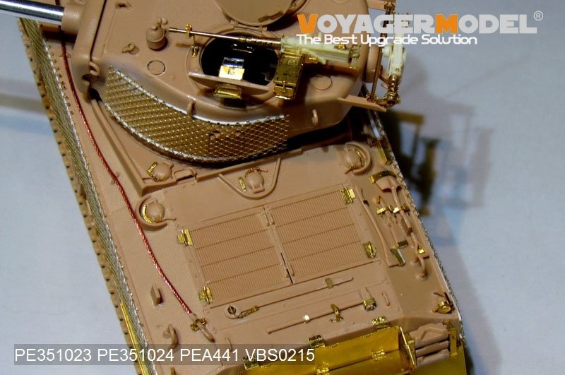 Voyager Model PE351023 WWII US M4A3 (76) w Mid Tank Basic For MENG TS-043 1/35 – zdjęcie 7