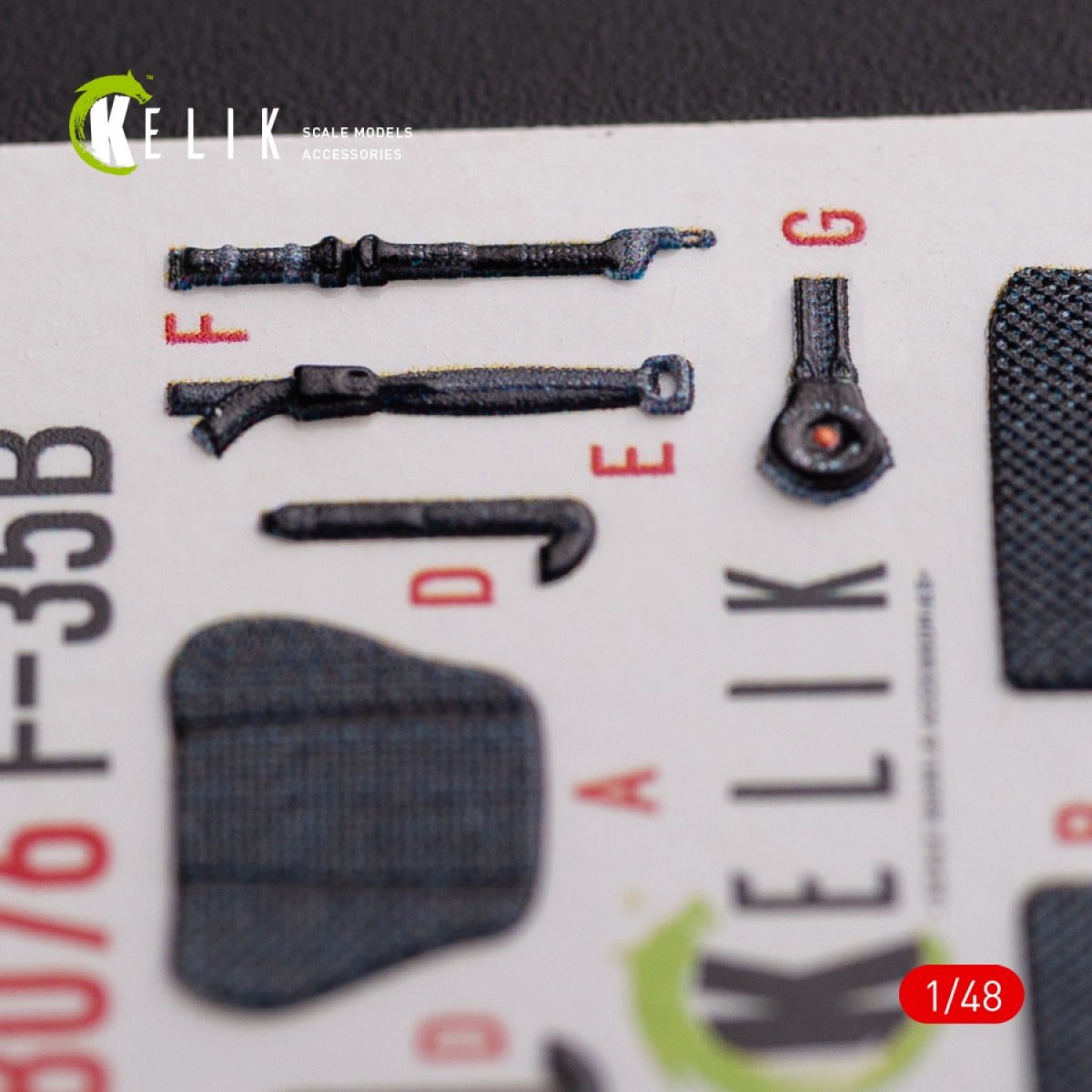 KELIK K48076 F-35B interior 3D decals for Tamiya kit 1/48 – zdjęcie 6