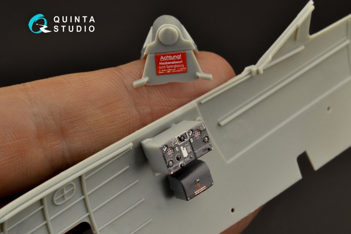 Quinta Studio QD32128 Ta 152H 3D-Printed &amp;amp; coloured Interior on decal paper (Zoukei-Mura) 1/32 – zdjęcie 7