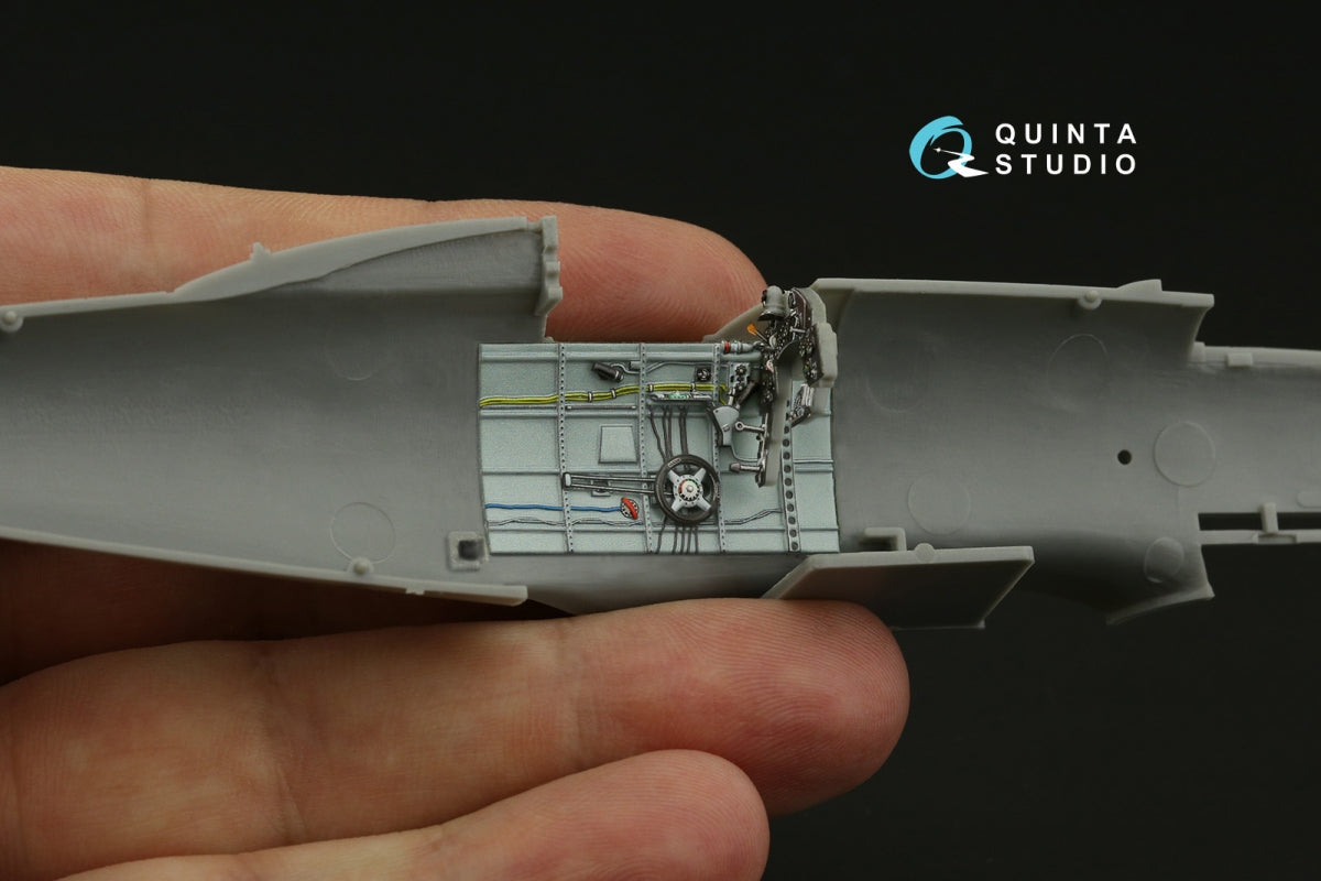 Quinta Studio QD48390 Macchi C.202 Folgore Late 3D-Printed &amp;amp; coloured Interior on decal paper (Hasegawa/Eduard) 1/48 – immagine 9