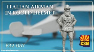 Copper State Models F32-057 Italian Airman in Roold crash helmet 1/32 – imagen 3