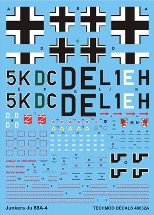 Techmod 48032 - Junkers Ju 88A-4 1/48