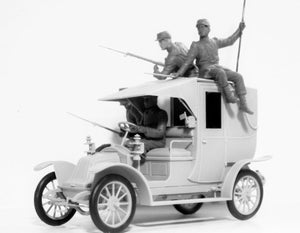 ICM 35705 French Infantry on the march (1914) (4 figures) 1/35 – image 4