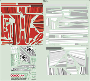 ModelMaker Decals D48230 F-16 Royal Danish Air Force, Solo Display 2024 Half Century Viper 1/48 – zdjęcie 2