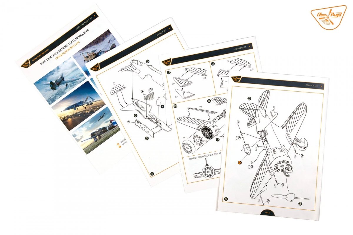 Clear Prop! CP4813 Polikarpov I-16 type 5 - in the sky of China STARTER KIT 1/48 – zdjęcie 19