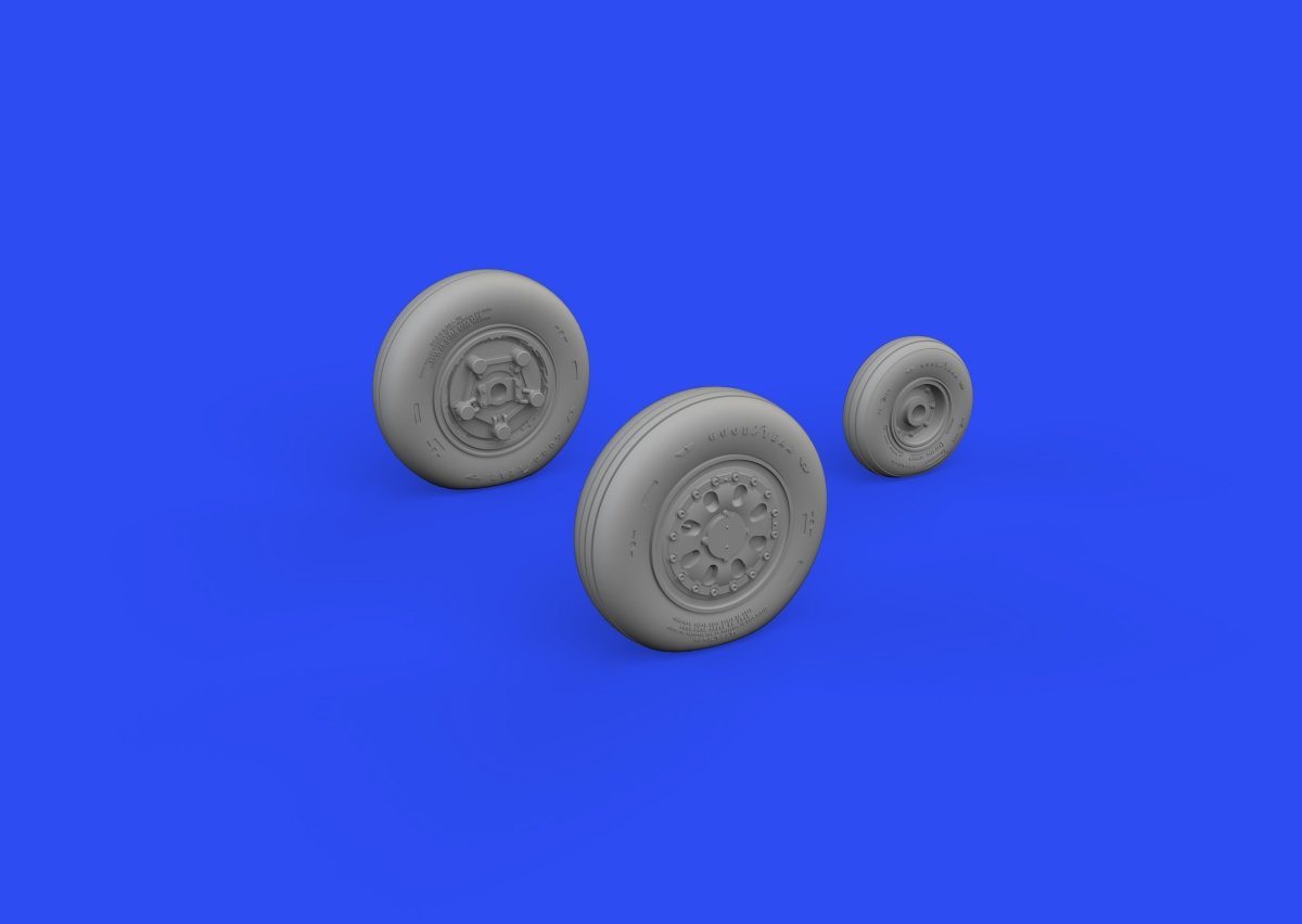 Eduard 648744 F-15C/D/J/N wheels GREAT WALL HOBBY 1/48 – zdjęcie 3