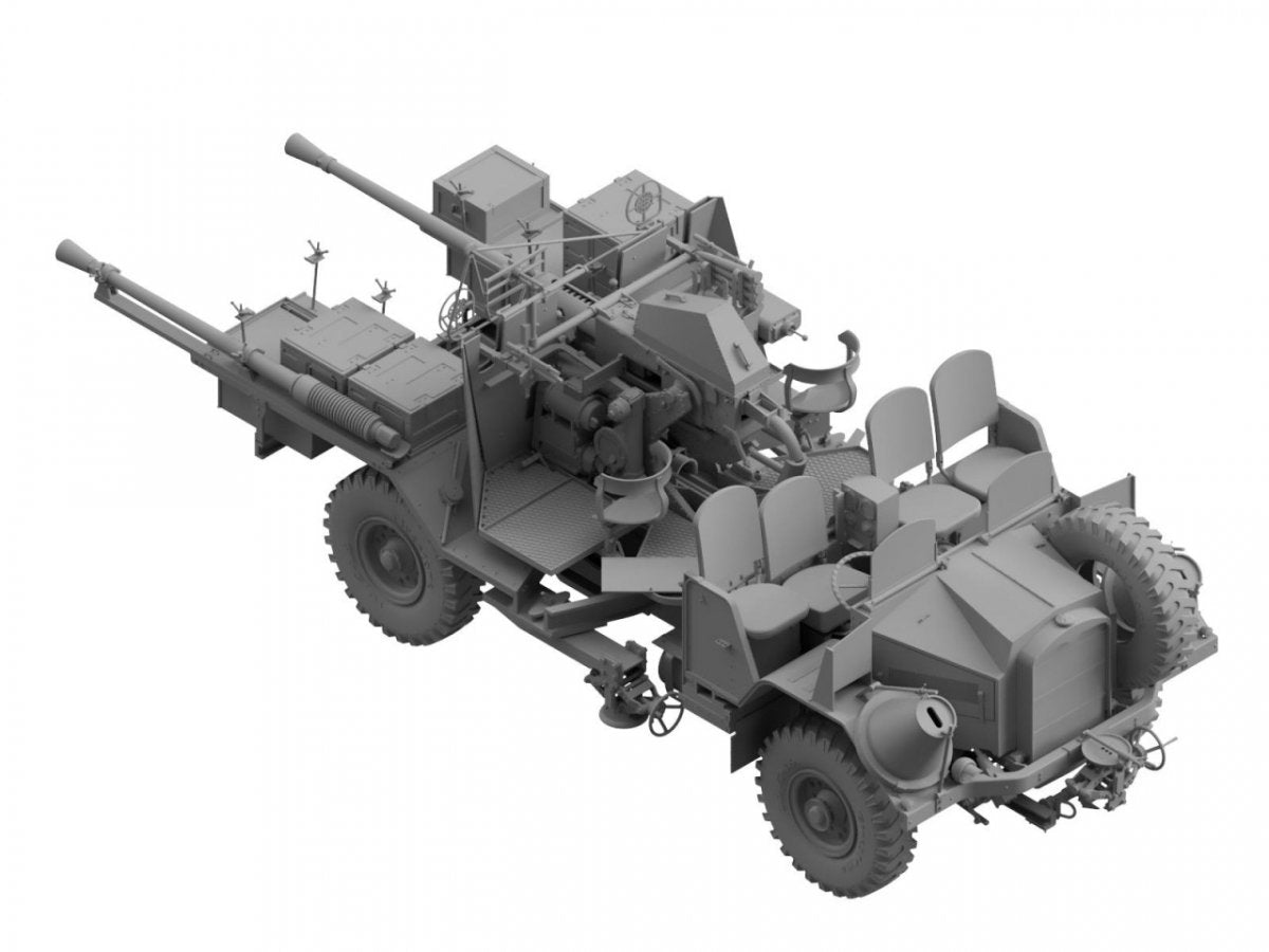 Thunder Model 35210 British Morris Bofors C9/B Gun truck Early variant 1/35 – image 8