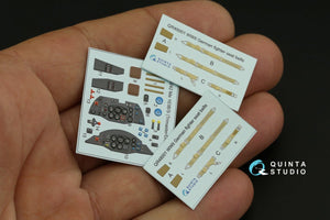 Quinta Studio QD48242 Me 163B/S 3D-Printed &amp;amp; coloured Interior on decal paper (Dragon) 1/48 – zdjęcie 3