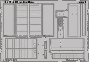 Eduard 48649 A-4B landing flaps 1/48 Hasegawa