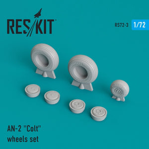 RESKIT RS72-0003 AN-2 &amp;quot;COLT&amp;quot; WHEELS SET 1/72