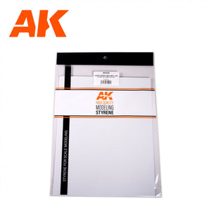 AK Interactive AK6580 SQUARE PAVEMENT BRICK SMALL 4 MM / .156 SHEET 245 X 195MM / 9.64 X 7.68 “ TEXTURED STYRENE SHEET – 1 UNIT – zdjęcie 2