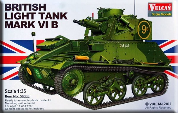Vulcan 56008 Char léger britannique MK VI B (1/35)