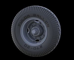 Panzer Art RE35-246 Road wheels for Bussing-Nag 4500 (early pattern) 1/35 – zdjęcie 2