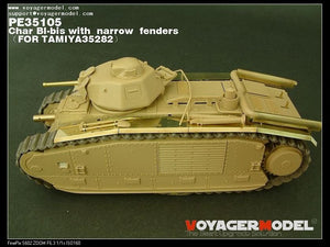 Voyager Model PE35105 WWII French Char BI-bis with narrow fenders (B ver include Gun barrel) for TAMIYA 35282 1/35 – zdjęcie 2