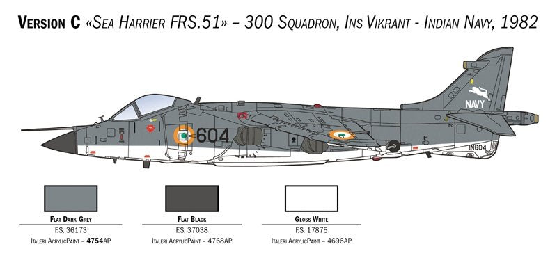 Italeri 1236 FRS.1 Sea Harrier 1/72 – image 6