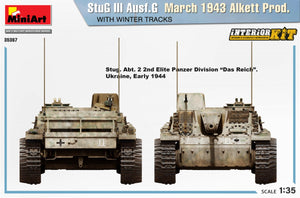 Mini Art 35367 StuG III Ausf. G March 1943 Alkett Prod. WITH WINTER TRACKS. INTERIOR KIT 1/35 – image 8