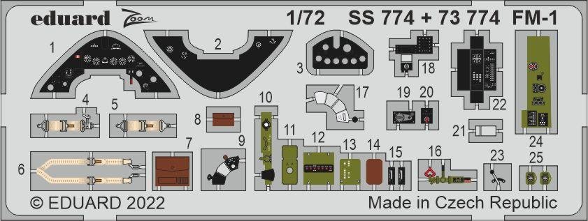 Eduard SS774 FM-1 ARMA HOBBY 1/72