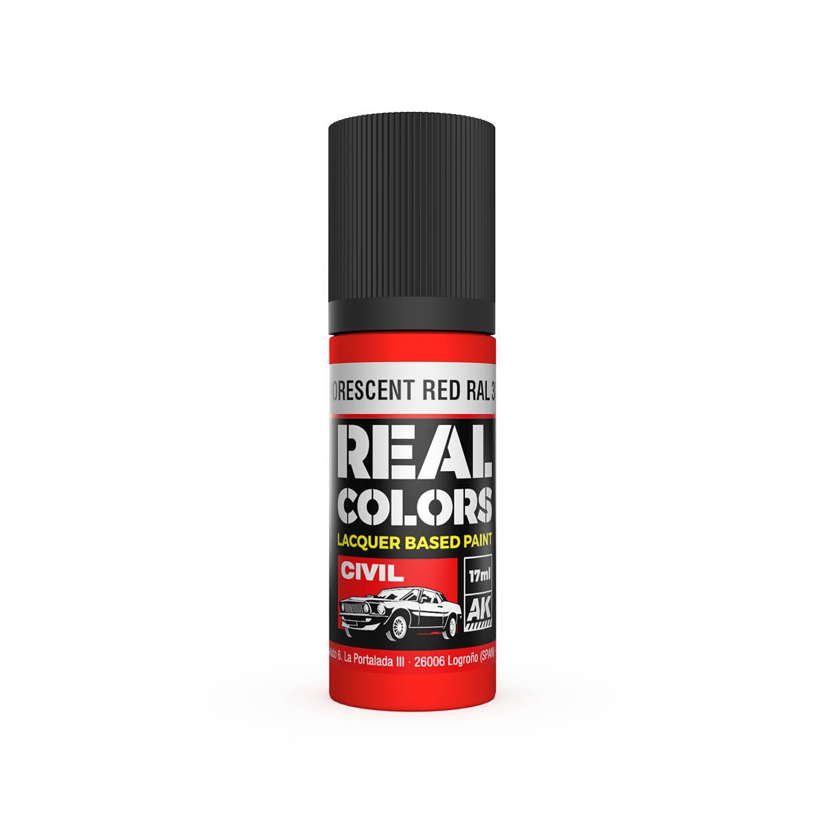 AK Interactive RC837 Fluorescent Red RAL 3026 17 ml – image 2