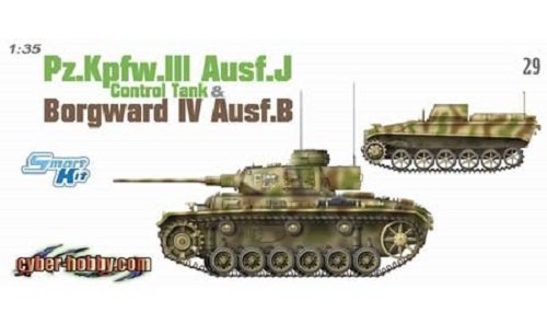 Cyber Hobby 6510 Pz. Kpfw.III Ausf.J &amp;amp; Borgward IV Ausf.B 1/35