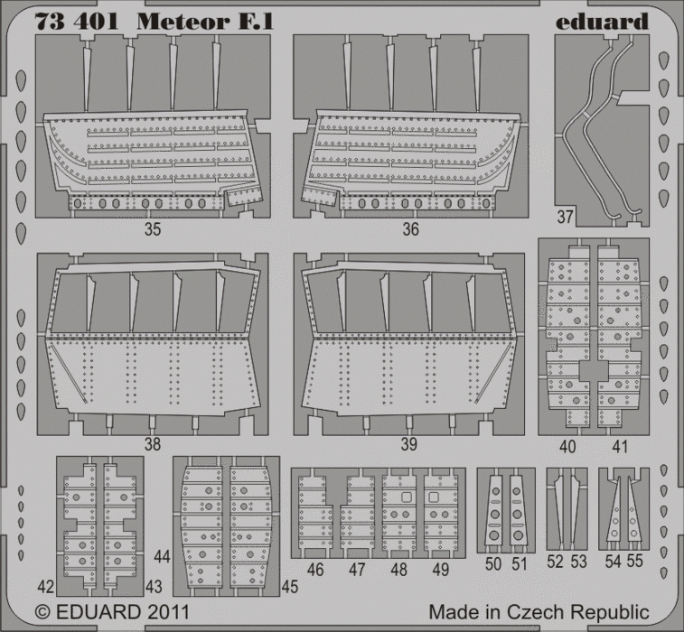 Eduard 73401 Meteor F.1 S. A. 1/72 CYBER HOBBY, DRAGON – zdjęcie 2