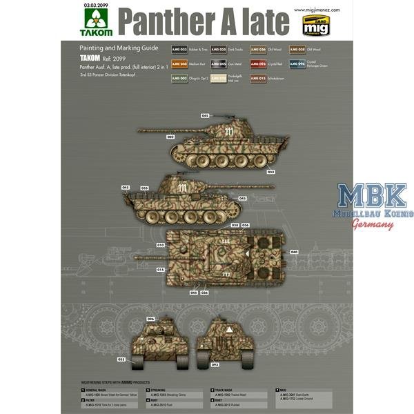 Das Werk DW35011 Panther Ausf.A Early / Mid 1/35 – immagine 2