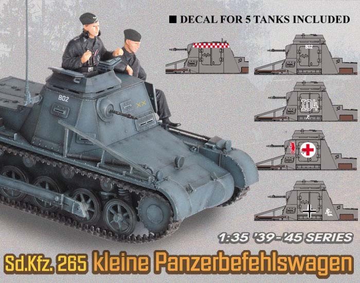 Dragon 6218 Sd.Kfz.265 kleiner Panzerbefehlswagen 1/35 – zdjęcie 2