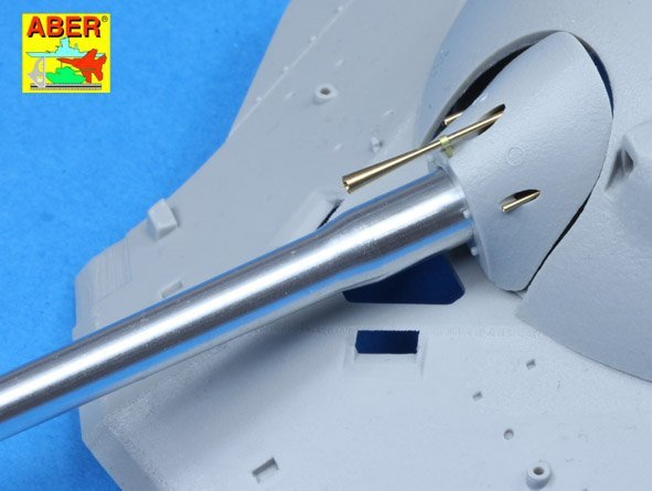 Aber 35L-185 Armament for Soviet JS-7 Heavy Tank (With short muzzle brake) 1x130mm, 2x14,5mm, 6x7,62mm 1/35 – zdjęcie 3