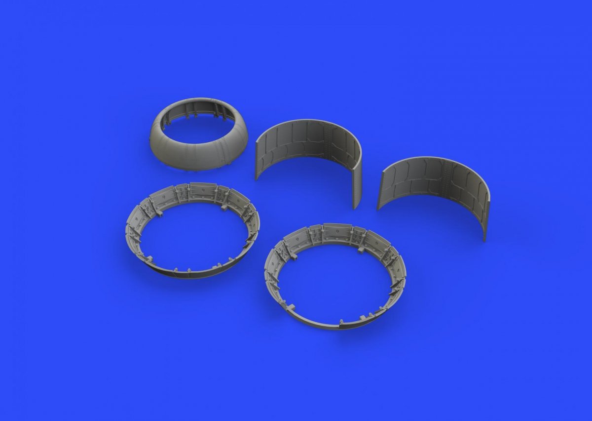 Eduard 632105 F4U-1 cowling w/ alternate cooling flaps TAMIYA 1/32 – image 3