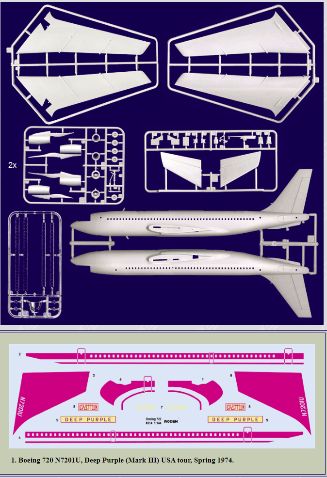 Roden 314 Boeing 720 Starship One 1/144 – Bild 2
